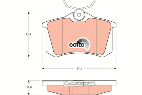 Remblokkenset, schijfrem