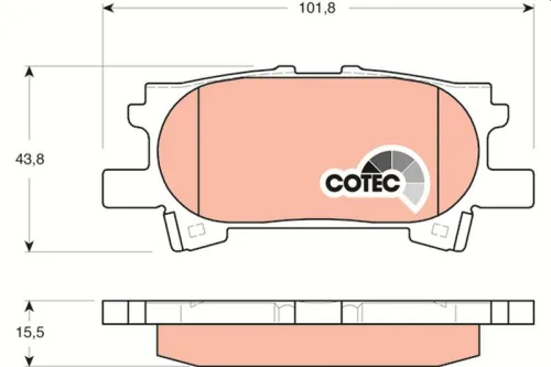 Remblokkenset, schijfrem