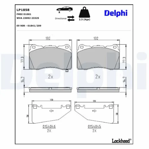 Remblokkenset, schijfrem