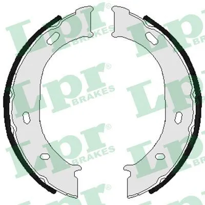 Remschoenset, parkeerrem