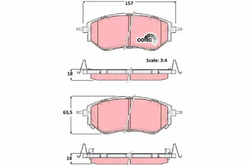 Remblokkenset, schijfrem