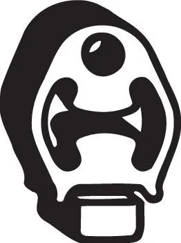 Houder, uitlaatsysteem