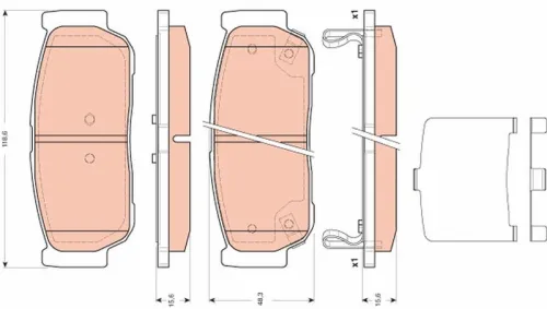 Remblokkenset, schijfrem