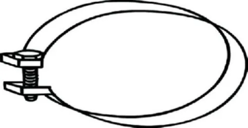 Houder, uitlaatsysteem