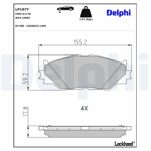 Remblokkenset, schijfrem