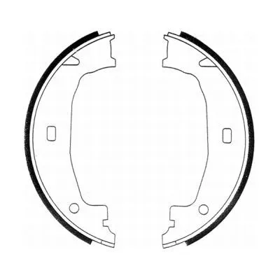Remschoenset, parkeerrem