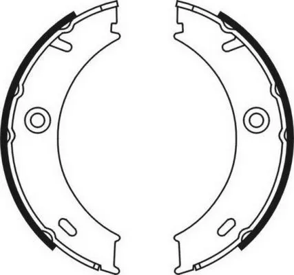 Remschoenset, parkeerrem