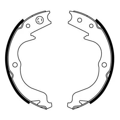 Remschoenset, parkeerrem