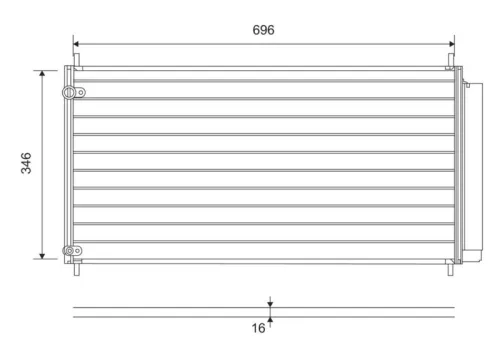 Condensor, airconditioning