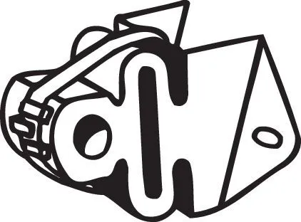 Houder, uitlaatsysteem