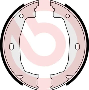 Remschoenset, parkeerrem