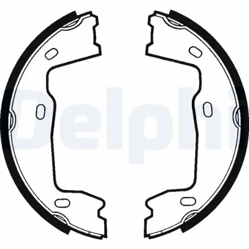 Remschoenset, parkeerrem