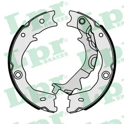 Remschoenset, parkeerrem