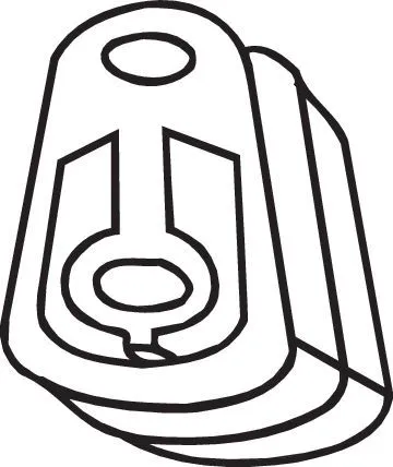 Houder, uitlaatsysteem