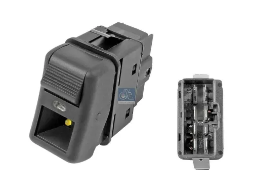 Drukschakelaar, differentieelblokkering in lengterichting