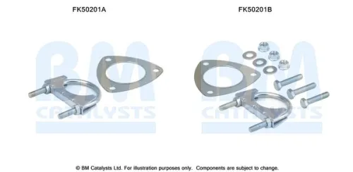 Montageset, uitlaatpijp