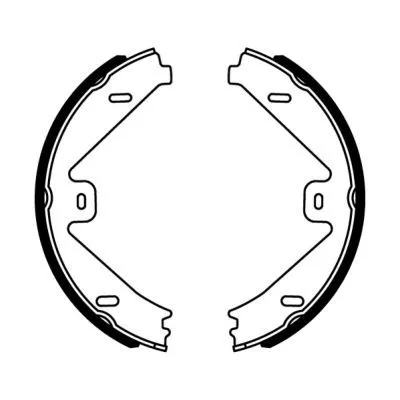 Remschoenset, parkeerrem
