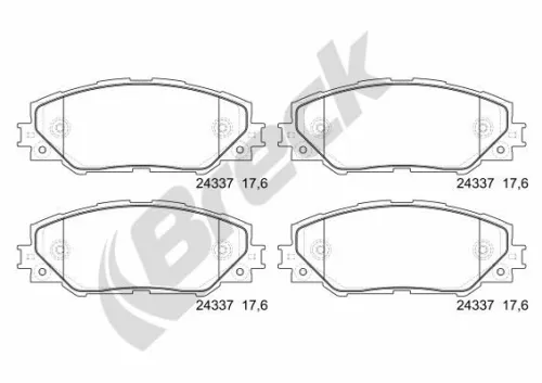 Remblokkenset, schijfrem