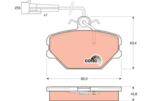 Remblokkenset, schijfrem