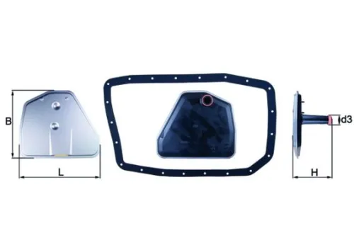 Hydraulische filter, automatische transmissie