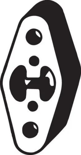 Houder, uitlaatsysteem