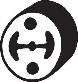 Houder, uitlaatsysteem