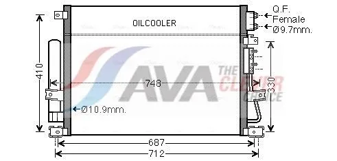 Condensor, airconditioning