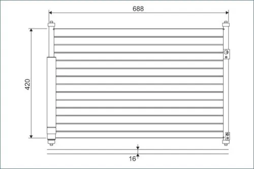 Condensor, airconditioning