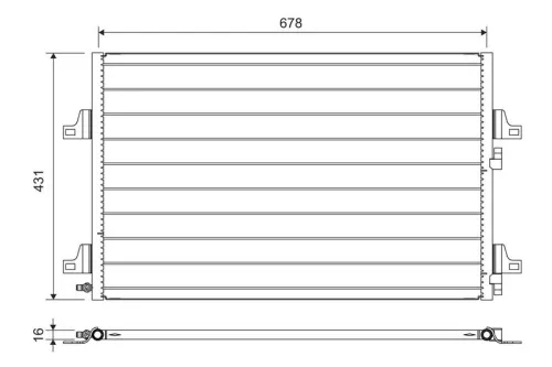 Condensor, airconditioning