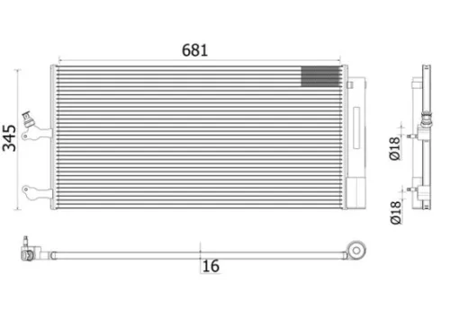 Condensor, airconditioning