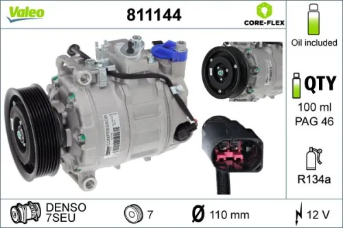 Compressor, airconditioning