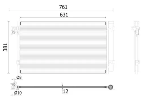 Condensor, airconditioning