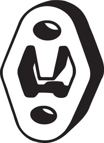 Houder, uitlaatsysteem