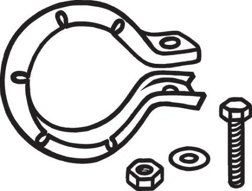 Houder, uitlaatsysteem