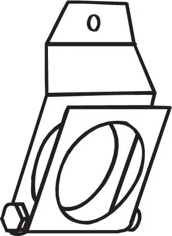 Houder, uitlaatsysteem