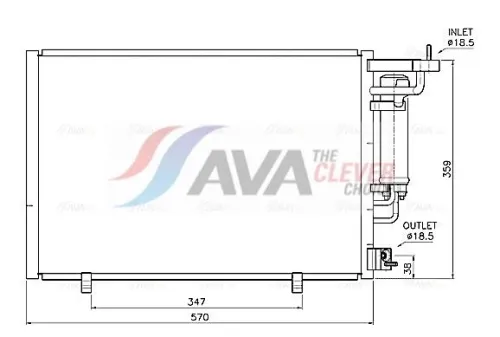 Condensor, airconditioning