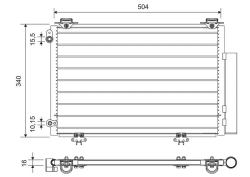 Condensor, airconditioning