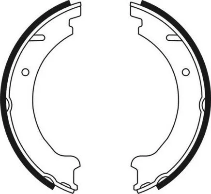 Remschoenset, parkeerrem