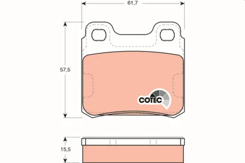 Remblokkenset, schijfrem