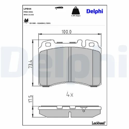 Remblokkenset, schijfrem