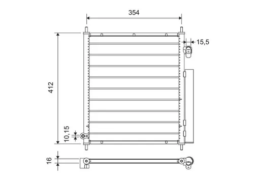 Condensor, airconditioning