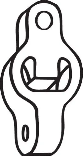 Houder, uitlaatsysteem