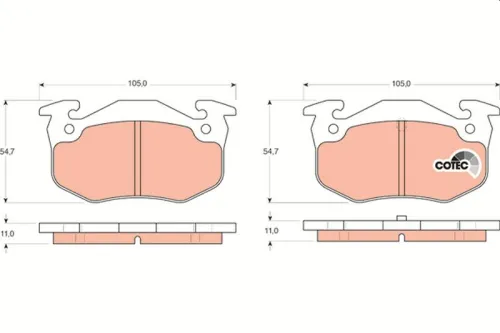 Remblokkenset, schijfrem