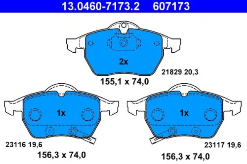 Remblokkenset, schijfrem