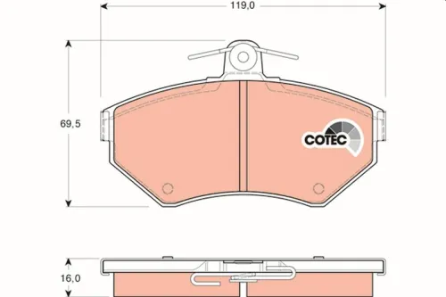 Remblokkenset, schijfrem