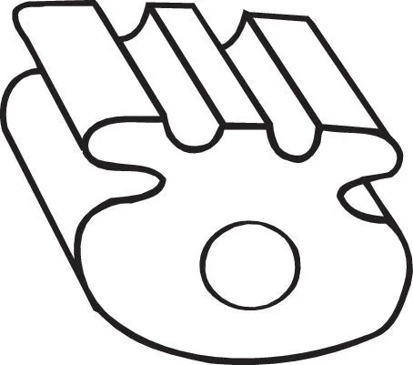 Houder, uitlaatsysteem