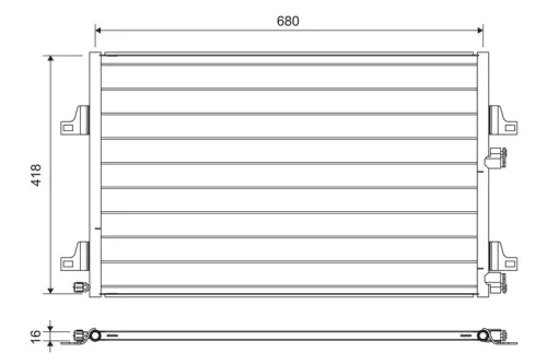 Condensor, airconditioning