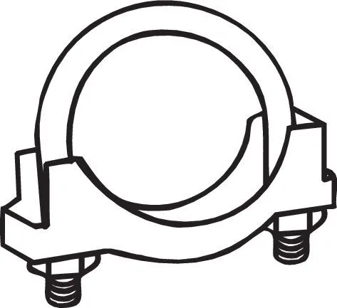 Klemstuk, uitlaatsysteem