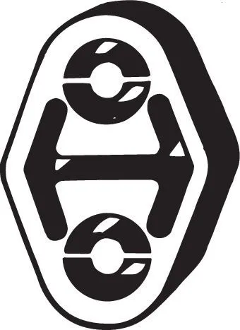 Houder, uitlaatsysteem