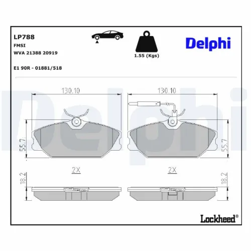 Remblokkenset, schijfrem